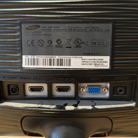 Samsung BX2250 Series Business Monitor - Picture 5 of 10